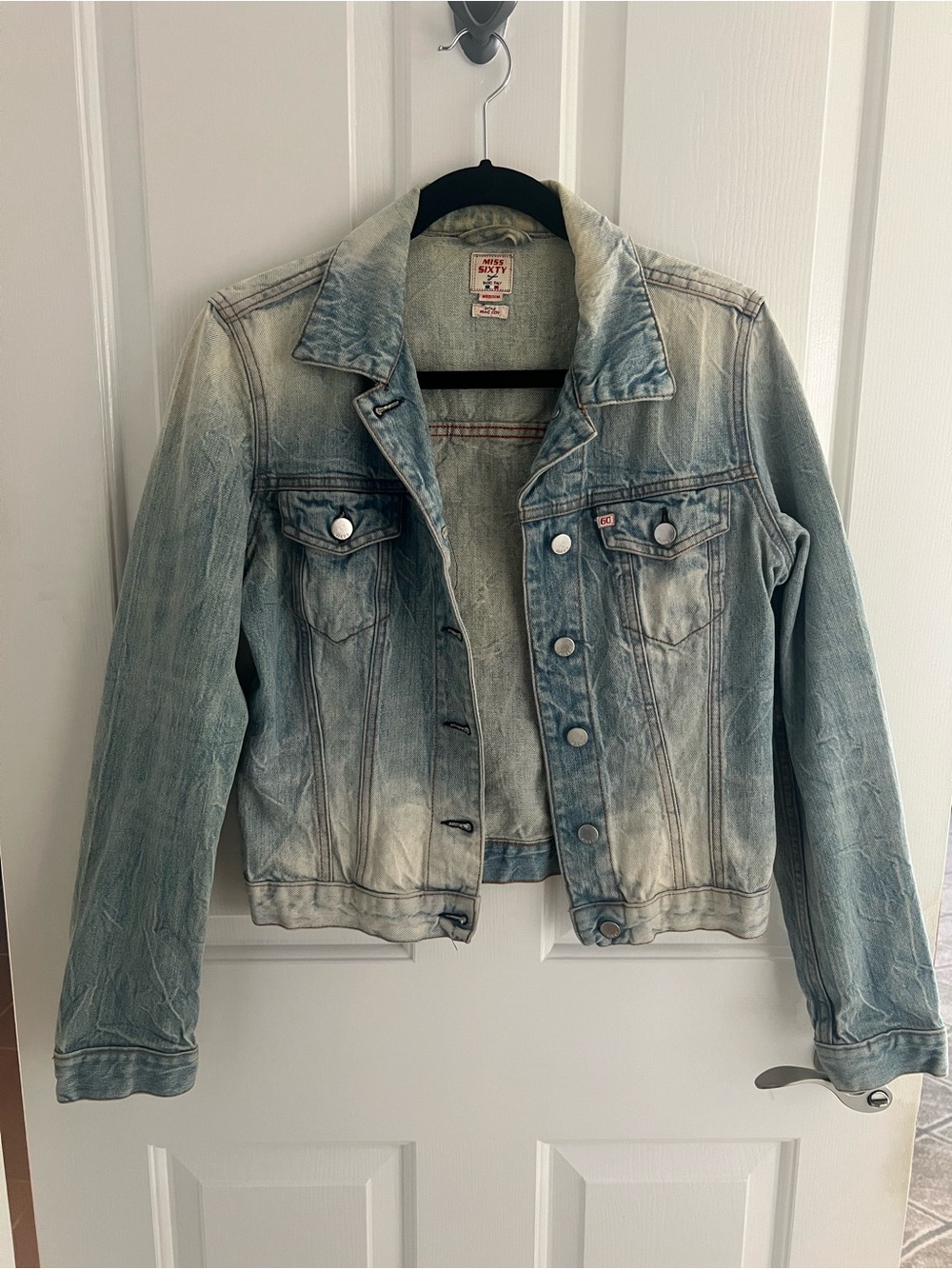 Vintage Miss Sixty Made in Italy Acid Wash / Faded Denim